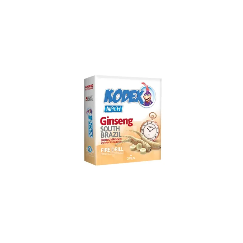 کاندوم ناچ کدکس مدل Ginseng بسته 3 عددی - Image 1