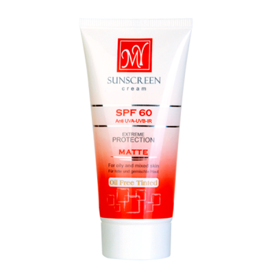 ضد آفتاب SPF60 فاقد چربی (رنگی) مای|sunscreen spf60 matt